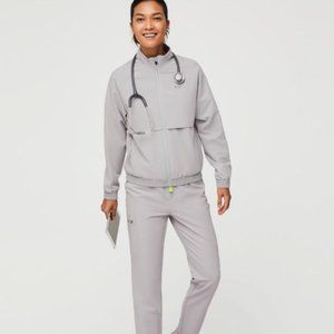 BRAND NEW FIGS Womens Sydney Performance Jacket in Slate - XS